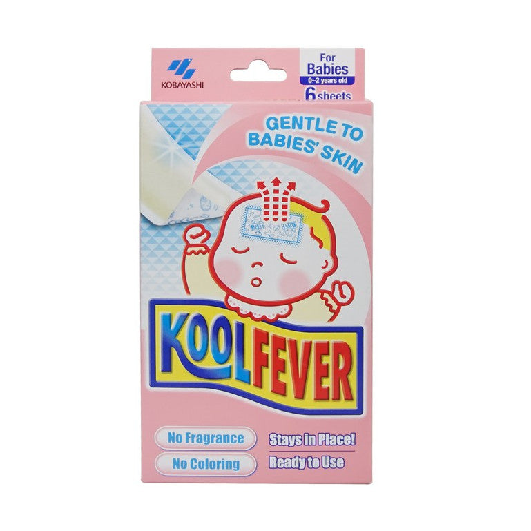 KOOLFEVER Cooling Gel for Babies 6 Sheets
