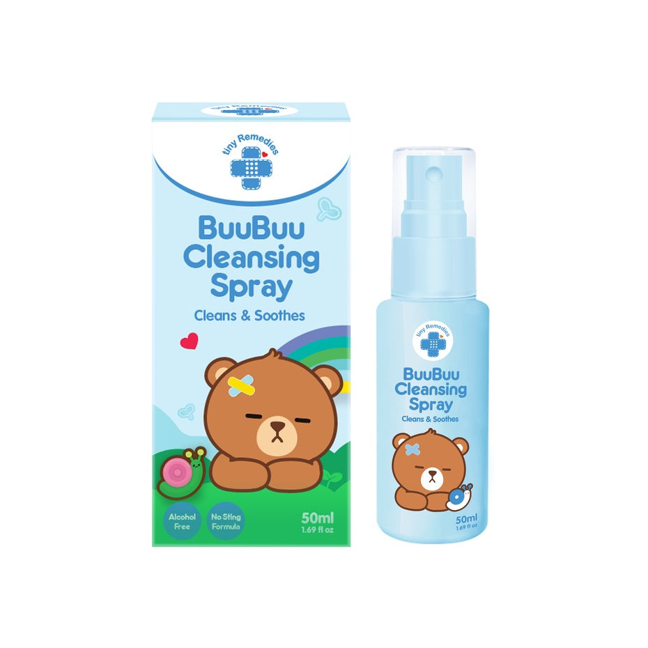 Tiny Remedies BuuBuu Cleansing Spray Cleans and Soothes 50mL