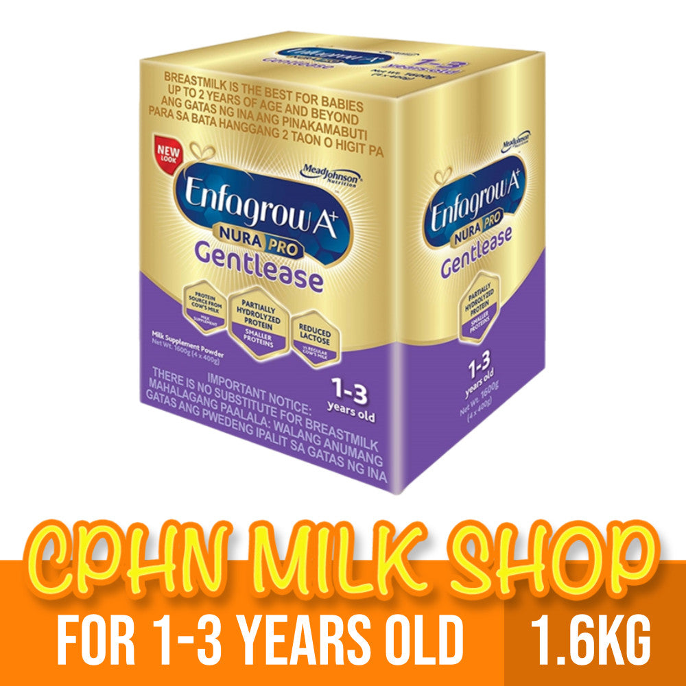 Enfagrow A+ Nurapro Gentlease 1.6kg for 1-3 Years Old Milk Supplement