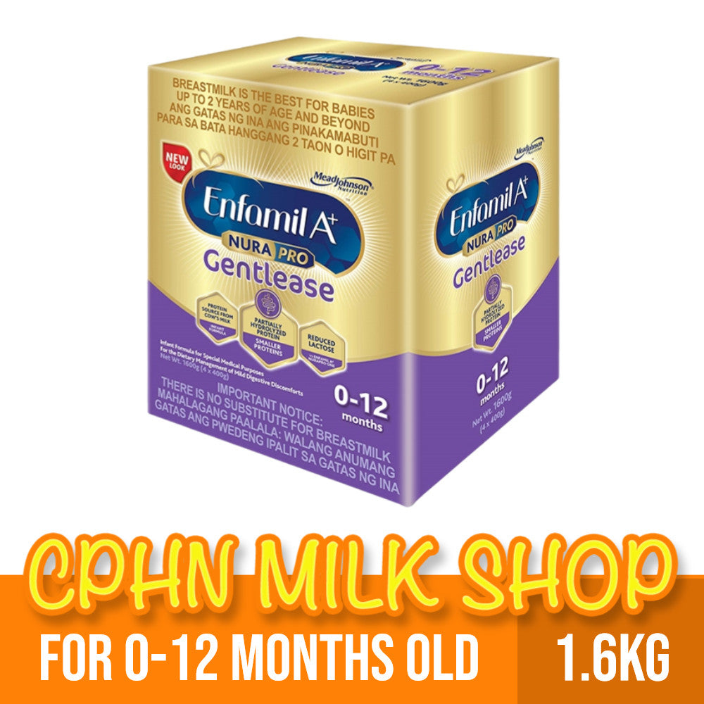 Enfamil A+ Nurapro Gentlease 1.6kg for 0-12 Months Old Infant Formula