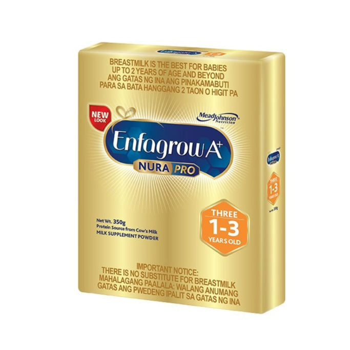 Enfagrow A+ Three NuraPro 350g for 1-3 Years Old Milk Supplement