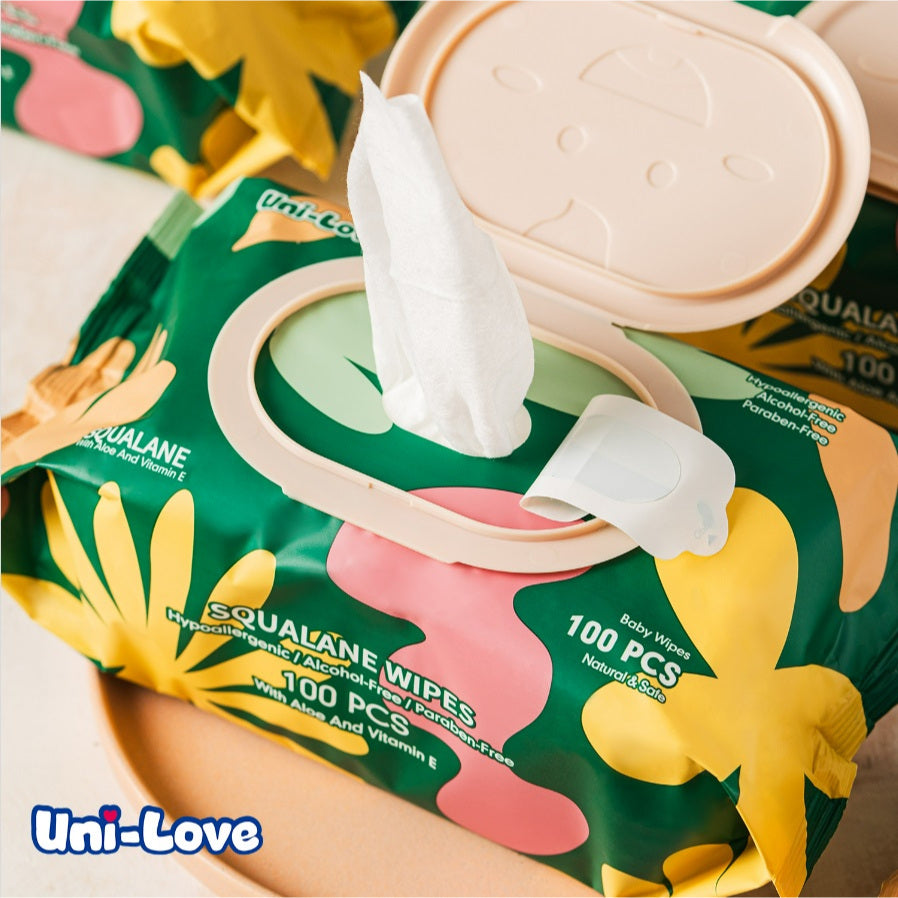 Uni-Love Squalane Wipes 100 Sheets