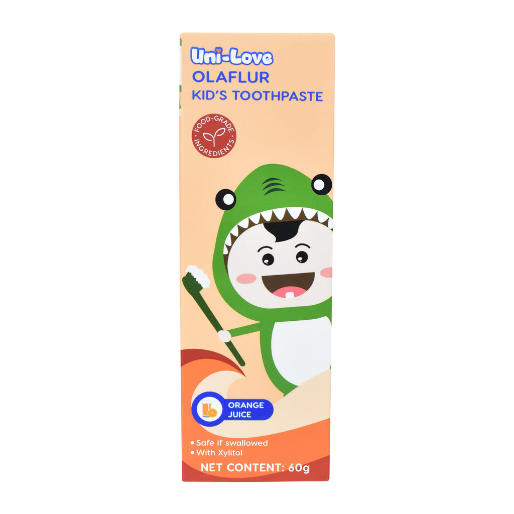 UniLove Olaflur Kid's Toothpaste (3+ Years Old) (Orange Juice)