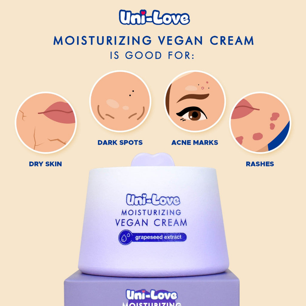 Uni-Love Moisturizing Vegan Cream (Grapeseed Extract) 50g