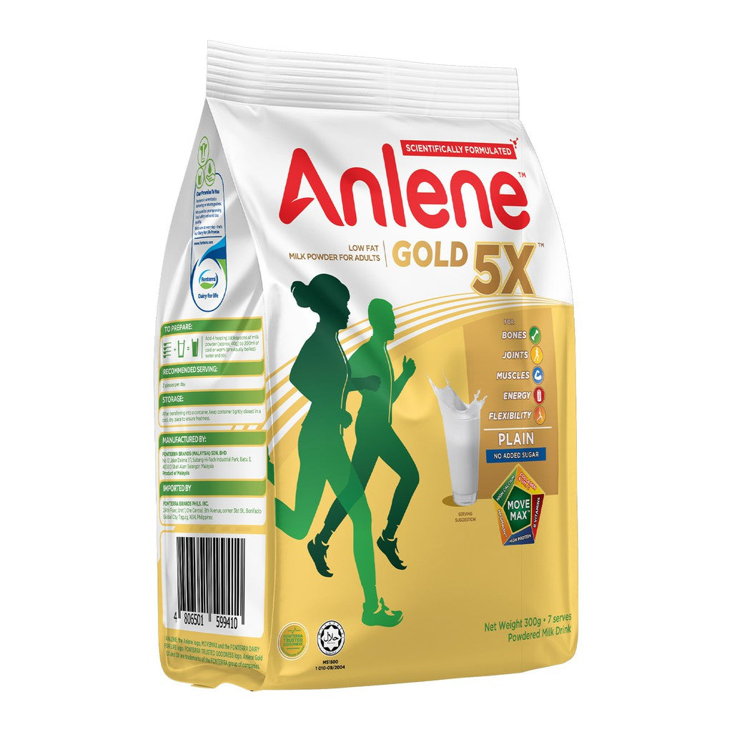 Anlene Gold 5X Plain 300g Milk Powder For Adults