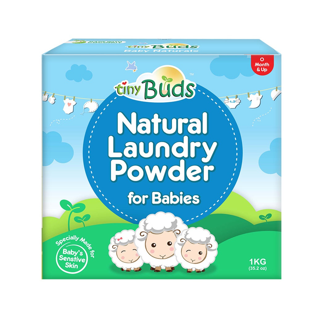 Tiny Buds Natural Laundry Powder for Babies (1KG)