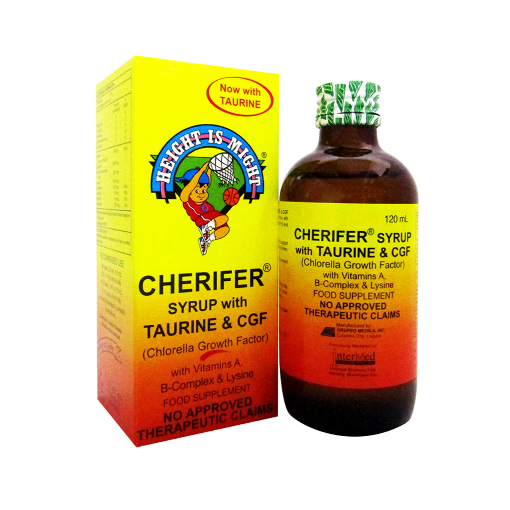 CHERIFER Syrup with Taurine and CGF 120mL Food Supplement