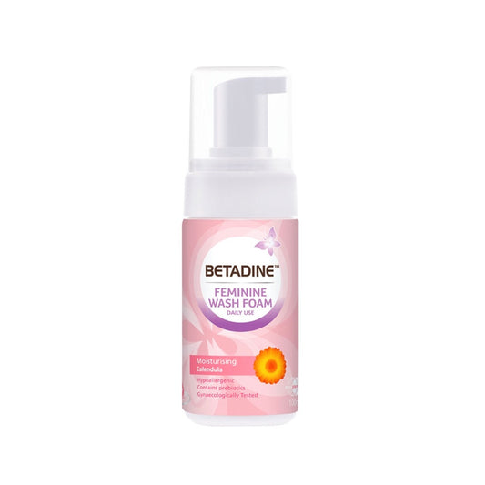 Betadine Feminine Wash Foam Moisturizing Calendula 100mL