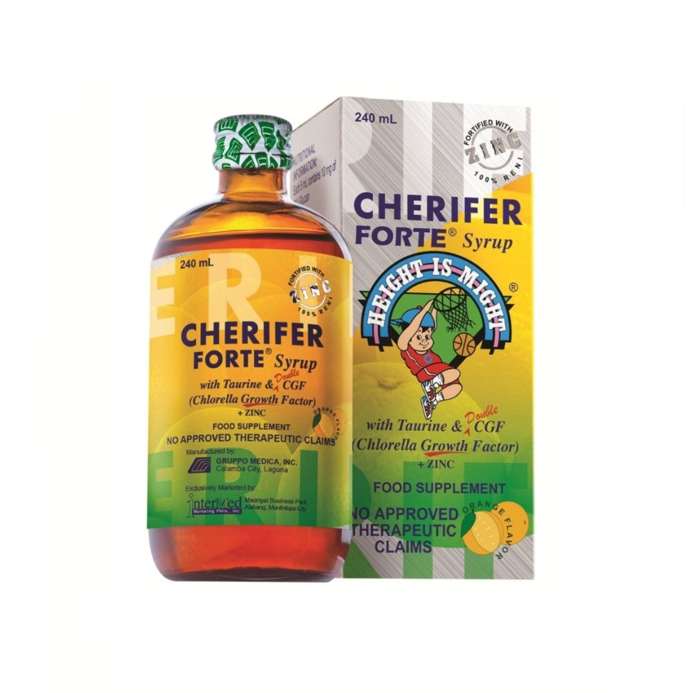 CHERIFER Forte Syrup with Zinc 240mL Syrup