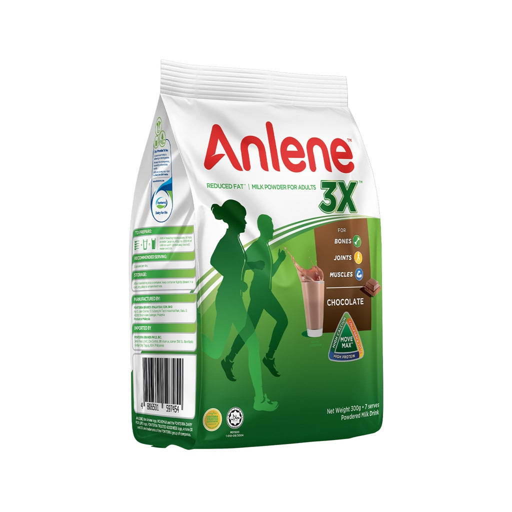 Anlene 3X Chocolate 300g Milk Powder For Adults
