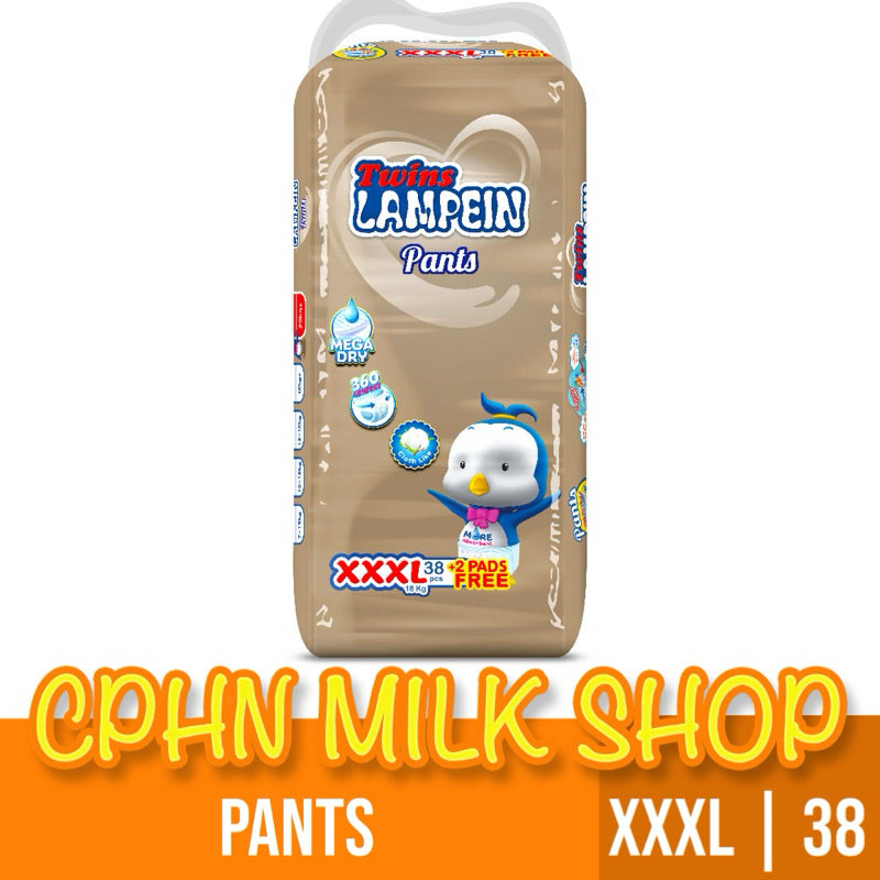 Twins Lampein Pants Baby Diapers XXXL 38