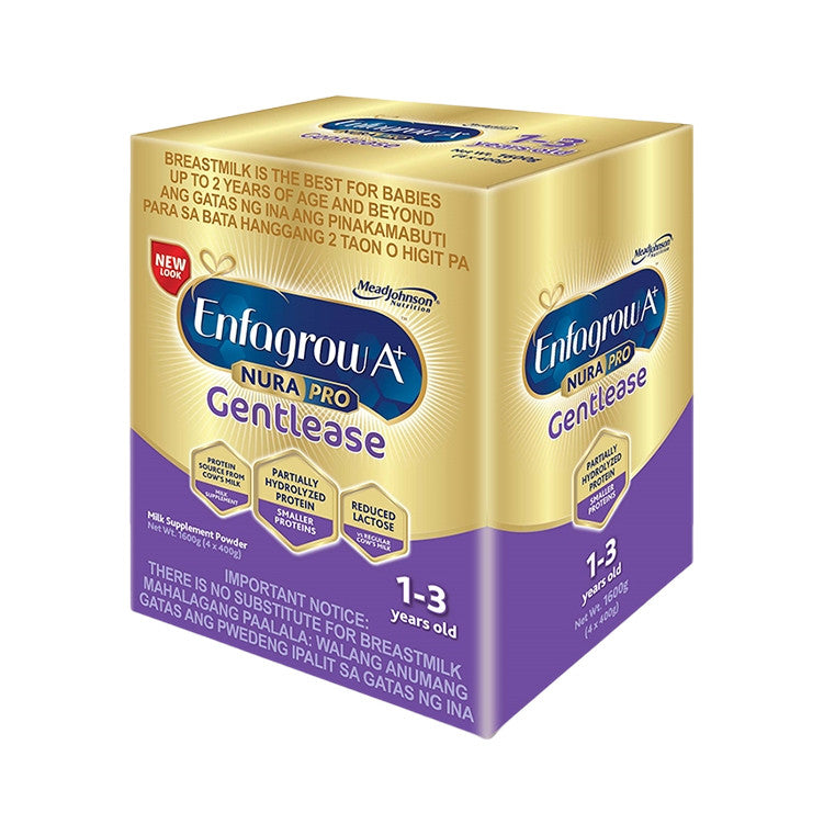 Enfagrow A+ Nurapro Gentlease 1.6kg for 1-3 Years Old Milk Supplement