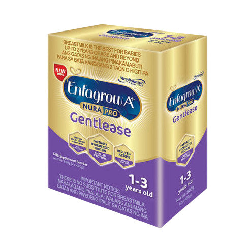 Enfagrow A+ Nurapro Gentlease 800g for 1-3 Years Old Milk Supplement