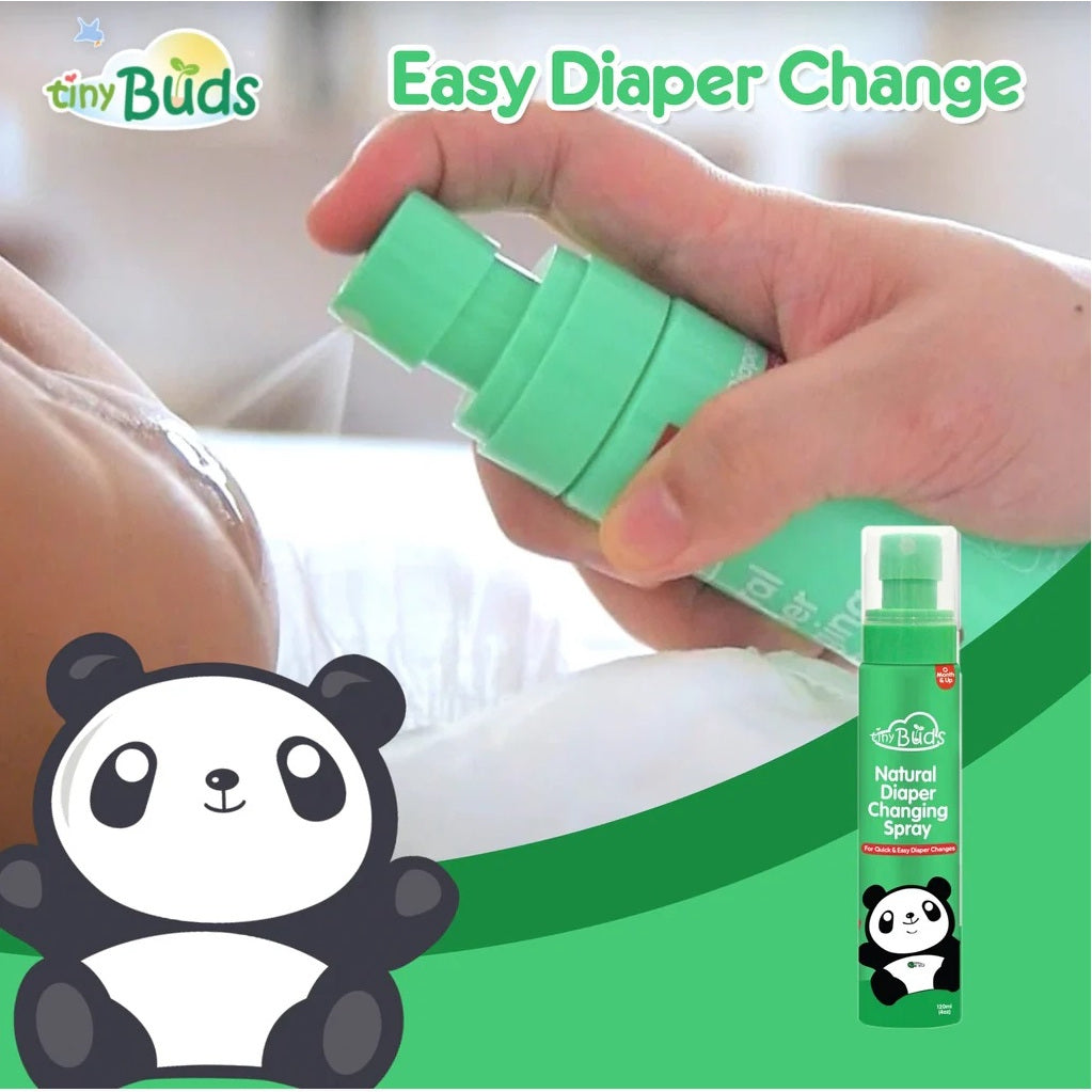 Tiny Buds Quick & Easy Natural Diaper Changing Spray