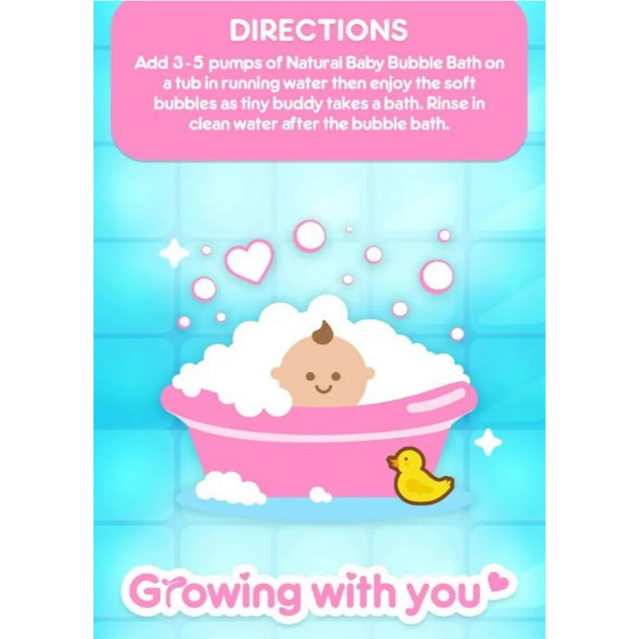 Tiny Buds Natural Baby Bubble Bath 350ML