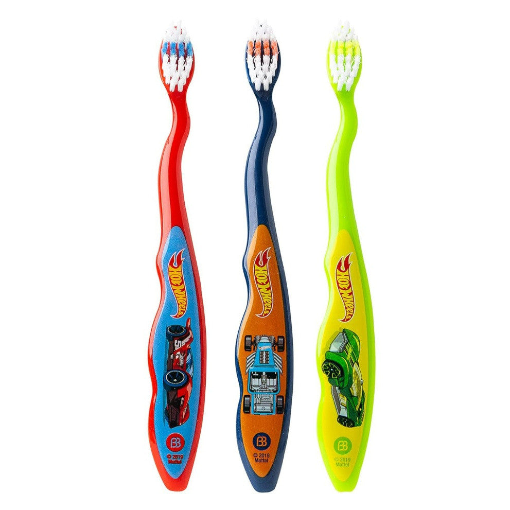 Brush Buddies Hot Wheels Toothbrush (3 Pack)