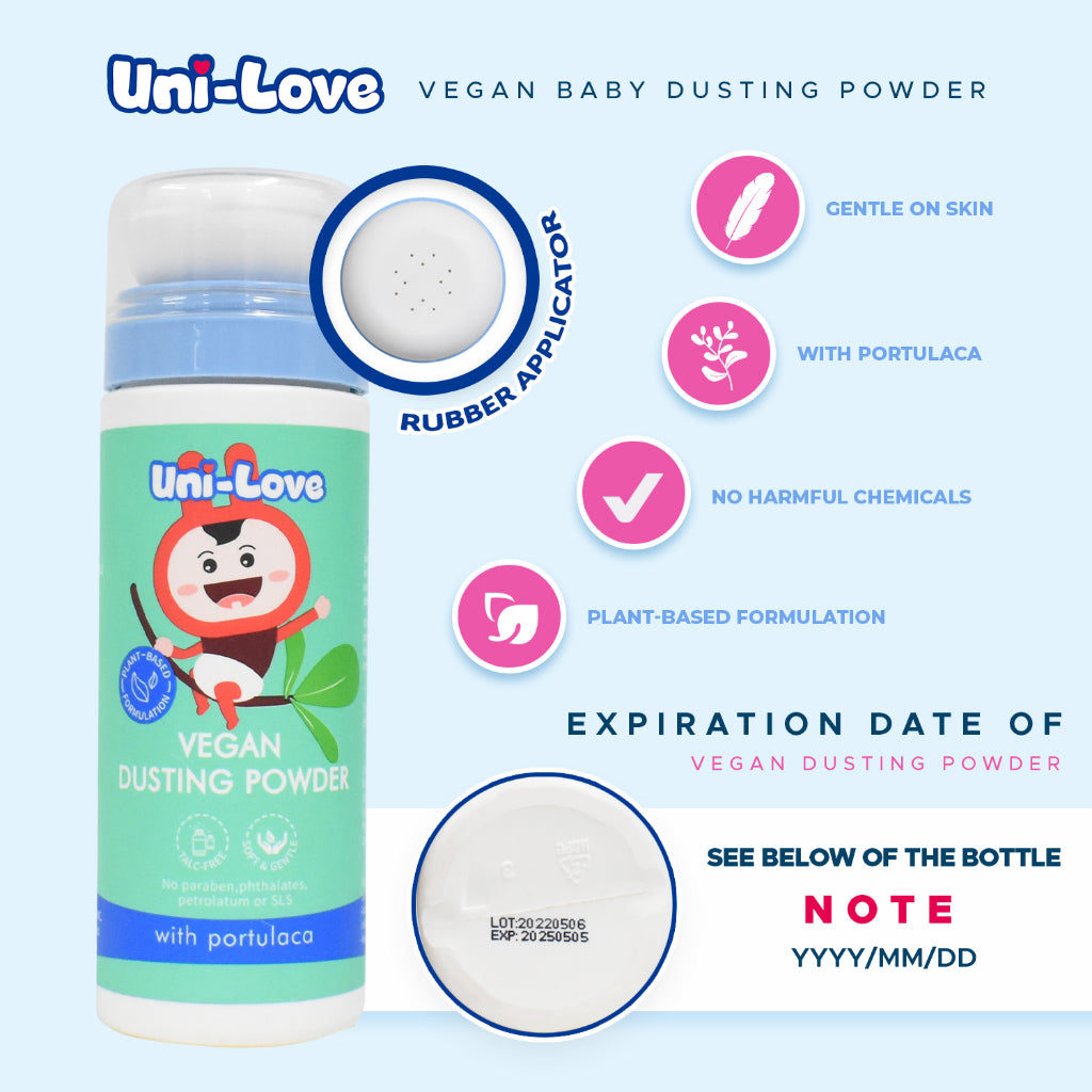 UniLove Vegan Baby Dusting Powder 120g