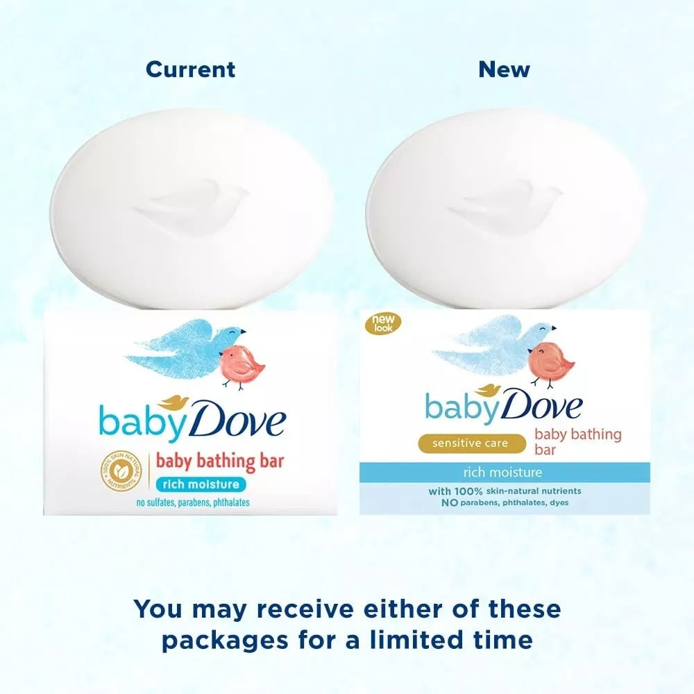 Baby Dove Baby Bathing Bar Soap 90g