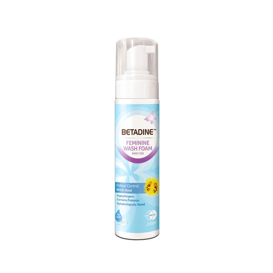 Betadine Feminine Wash Foam Odor Control Witch Hazel 200mL