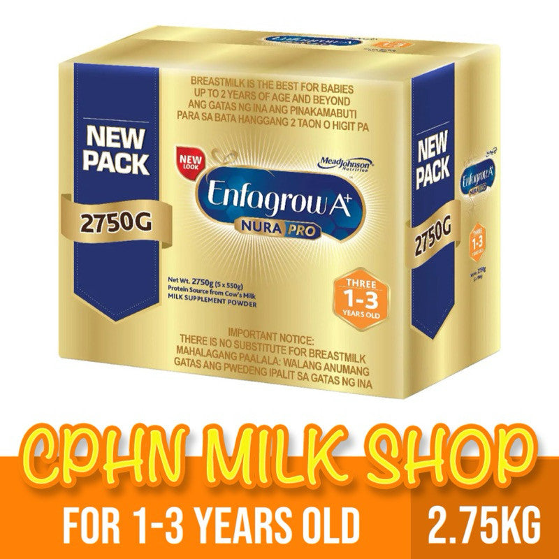 Enfagrow A+ Three NuraPro 2.75kg for 1-3 Years Old Milk Supplement