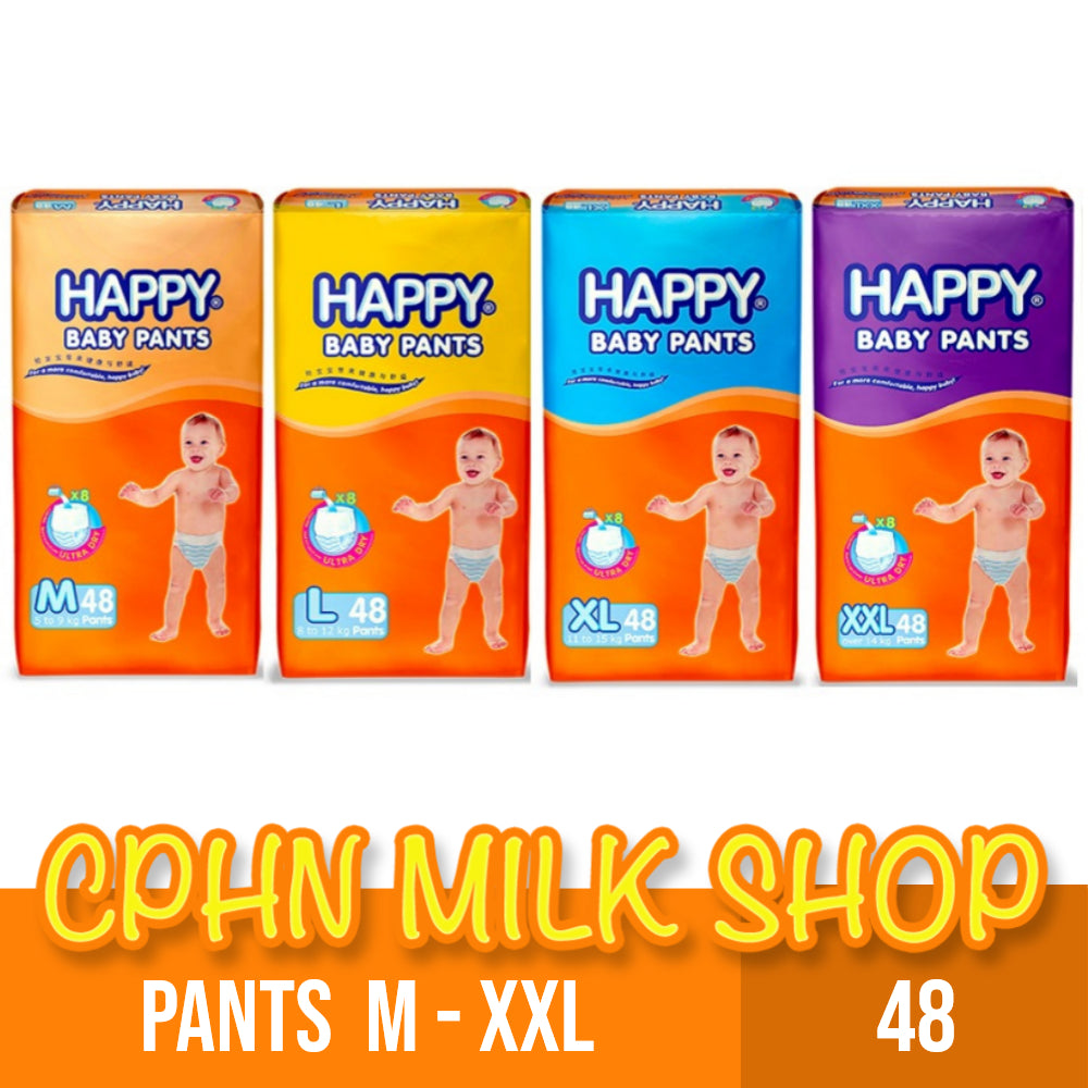 Happy Pants Baby Diaper Medium | Large | XL | XXL 48