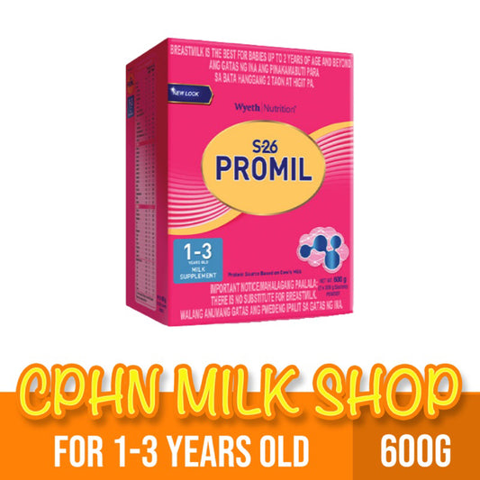 S-26 PROMIL THREE 600g for 1-3 Years Old Milk Supplement