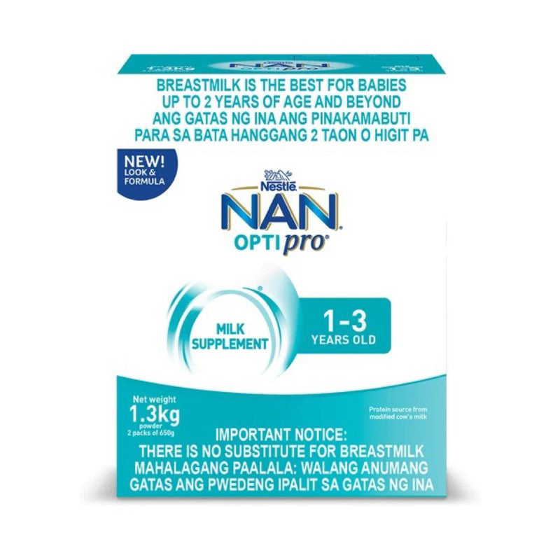 NAN® OptiPro® Three 1.3kg for 1-3 Years Old Milk Supplement