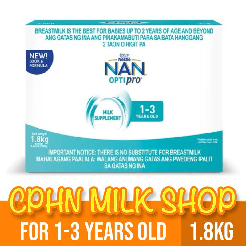 NAN OptiPro Three 1.8kg for 1-3 Years Old Milk Supplement