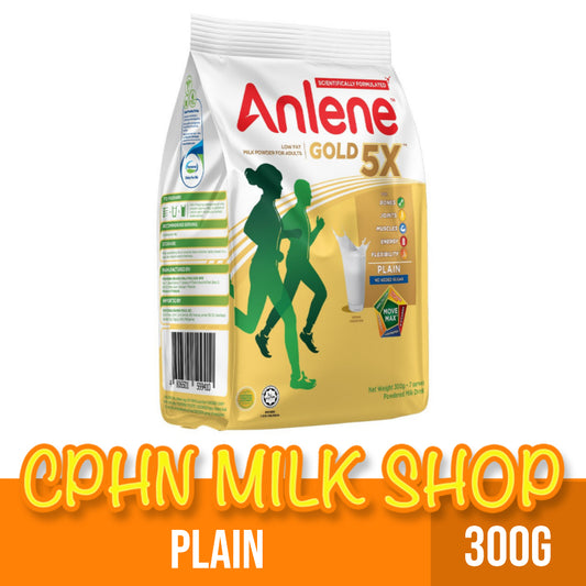 Anlene Gold 5X Plain 300g Milk Powder For Adults