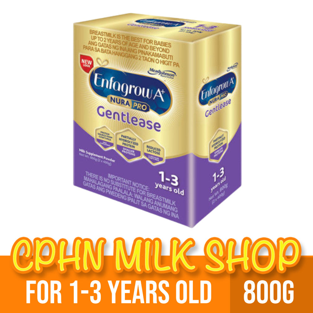 Enfagrow A+ Nurapro Gentlease 800g for 1-3 Years Old Milk Supplement