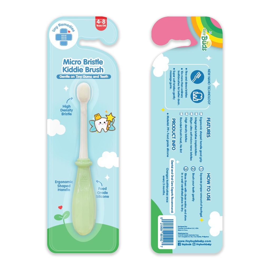 Tiny Buds Micro Bristle Kiddie Toothbrush (4-8YEARS OLD)