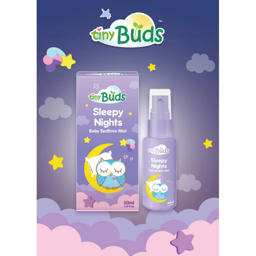 Tiny Buds Sleepy Nights Baby Bedtime Mist Fabric Spray