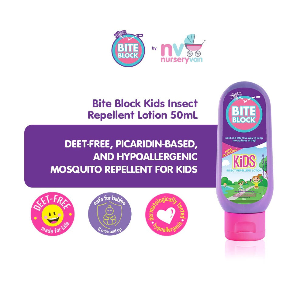 Bite Block Kids Insect Repellent Lotion 50mL - POWDER SCENT