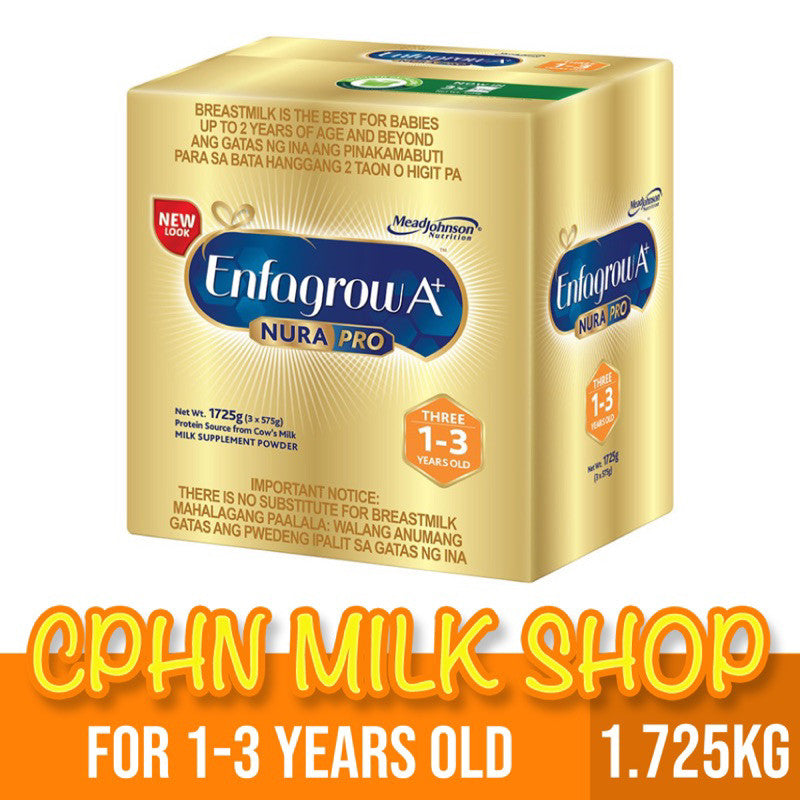 Enfagrow A+ Three NuraPro 1.725kg for 1-3 Years Old Milk Supplement