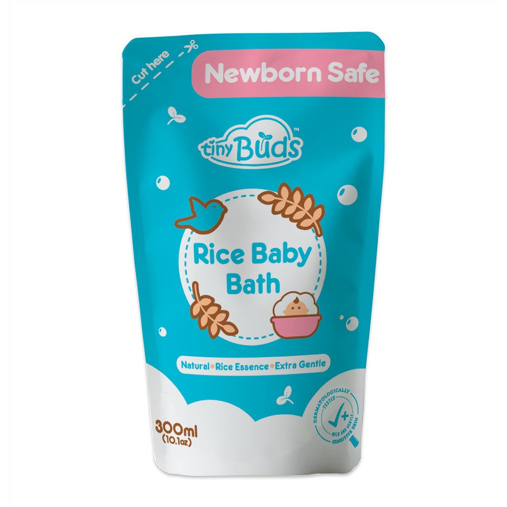 Tiny Buds Natural Rice Baby Bath Refill 300mL