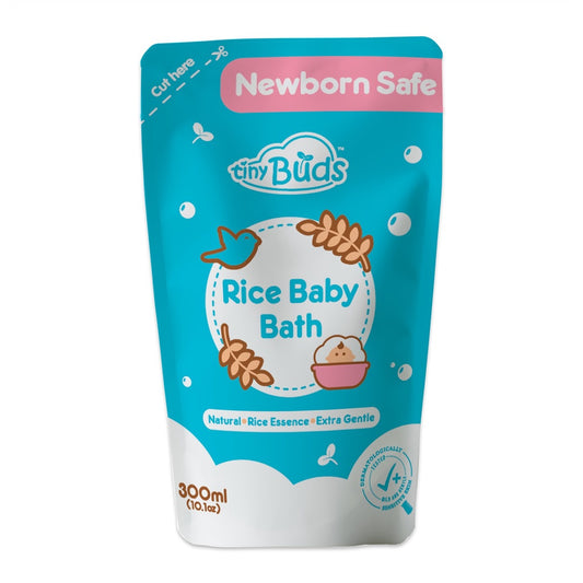 Tiny Buds Natural Rice Baby Bath Refill 300mL