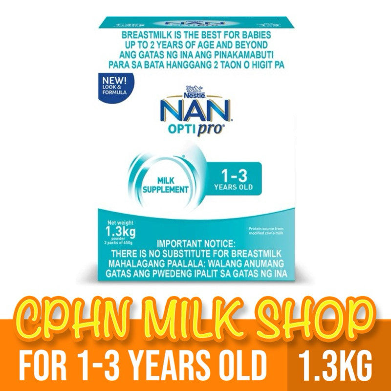 NAN® OptiPro® Three 1.3kg for 1-3 Years Old Milk Supplement