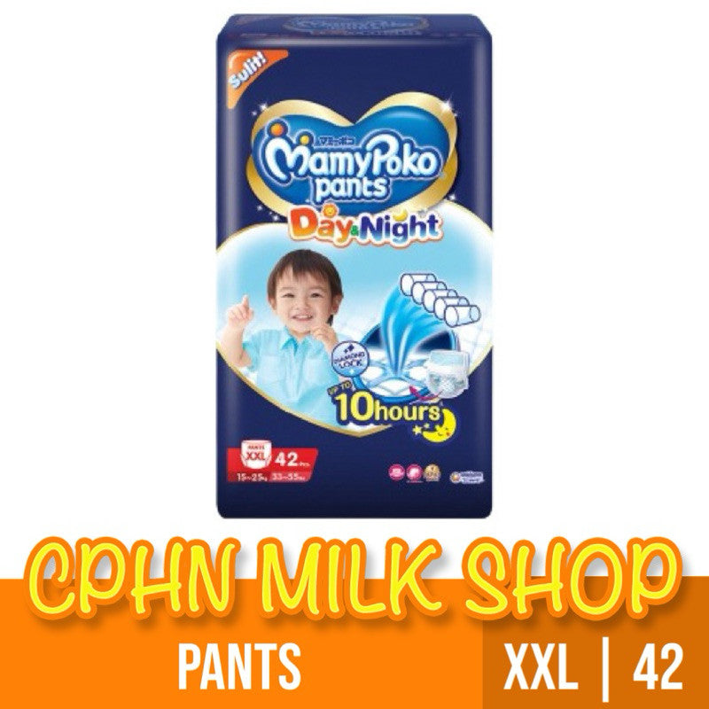 MamyPoko Day and Night Pants Baby Diaper XXL 42