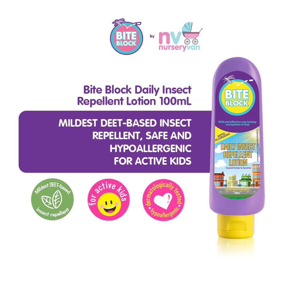 Bite Block Daily Insect Repellent 100mL Lotion