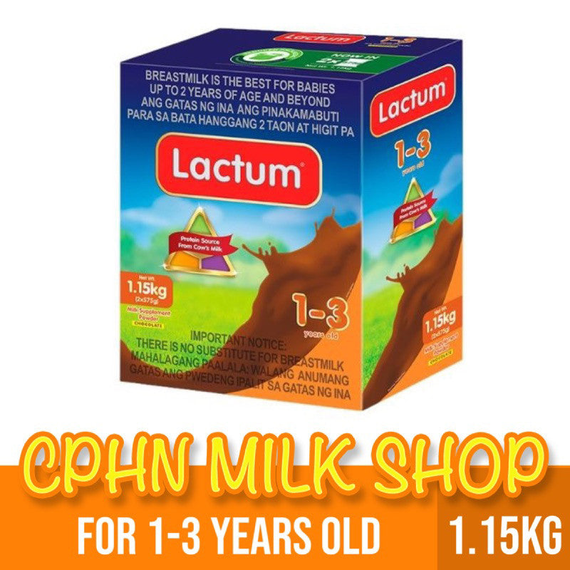 Lactum for 1-3 Years Old 1.15kg Chocolate Milk Supplement