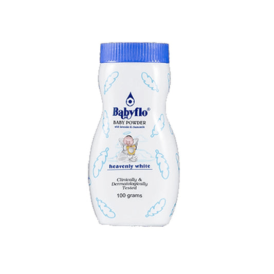 Babyflo Baby Powder Heavenly White 100g