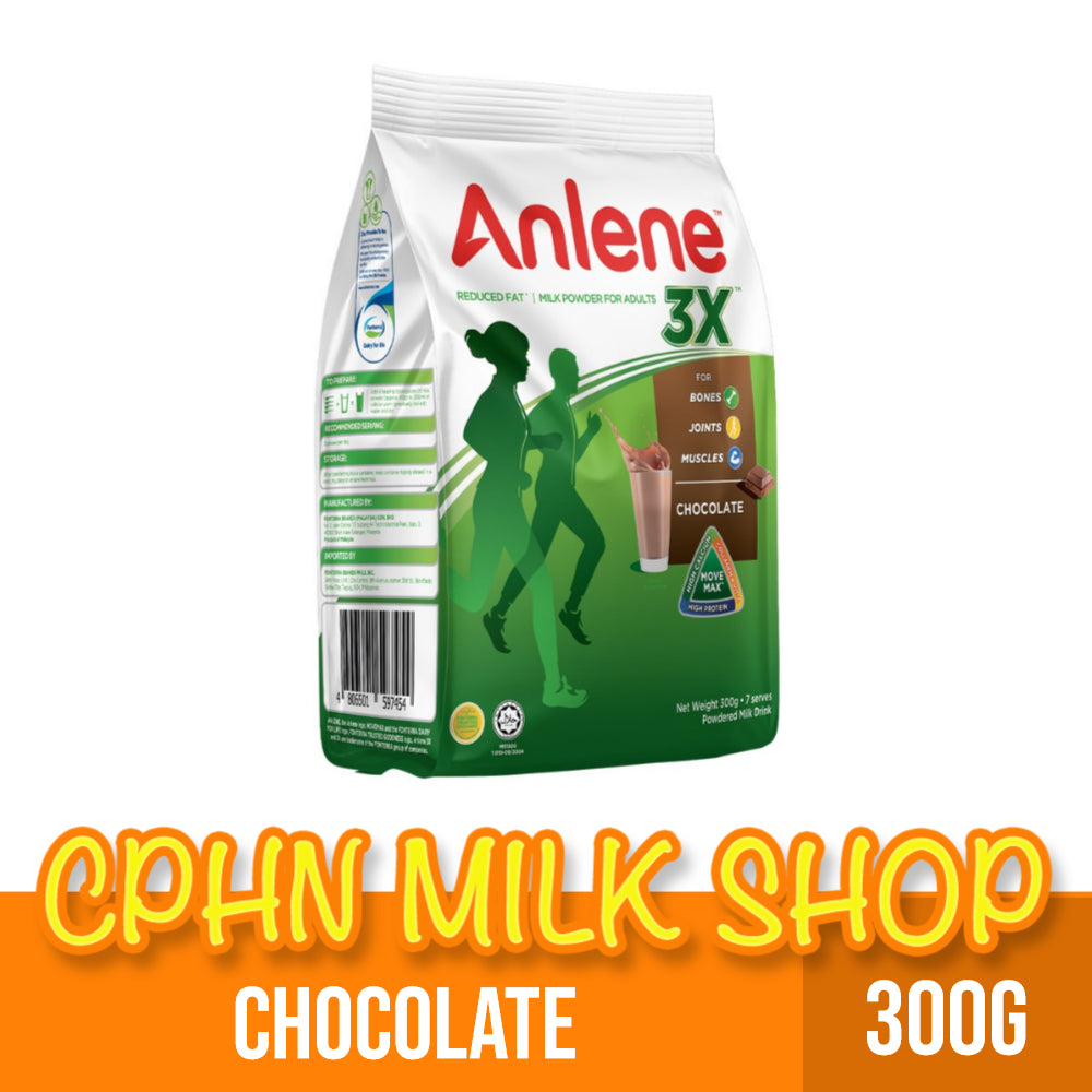 Anlene 3X Chocolate 300g Milk Powder For Adults
