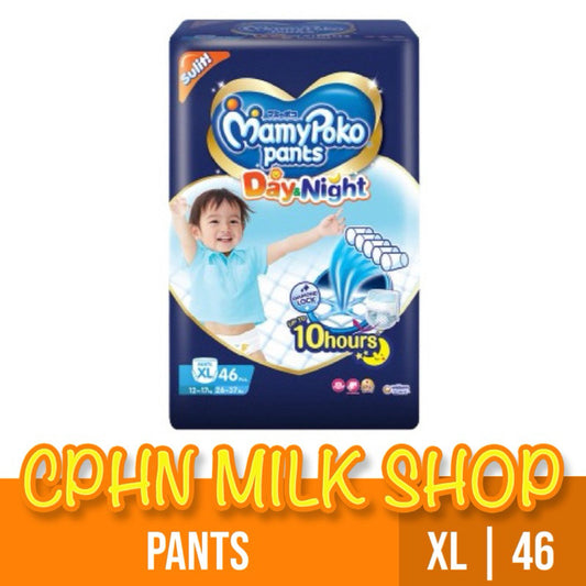 MamyPoko Day and Night Pants Baby Diapers XL 46