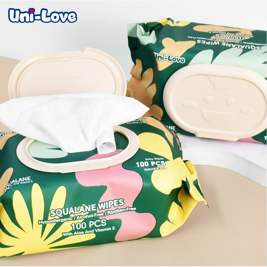 Uni-Love Squalane Wipes 100 Sheets