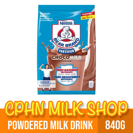 BEAR BRAND Fortified Choco 840g Powdered Milk Drink