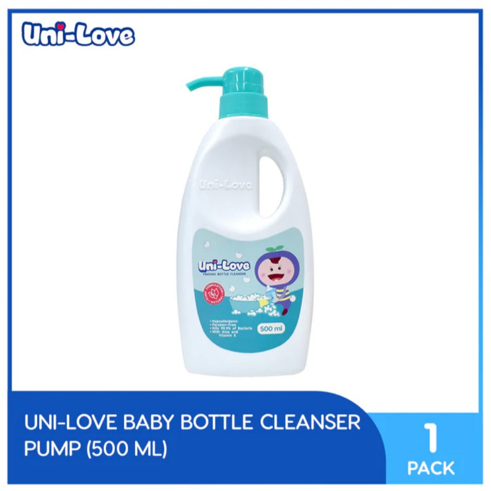 UniLove Baby Bottle Cleanser 500ml Bottle Pump