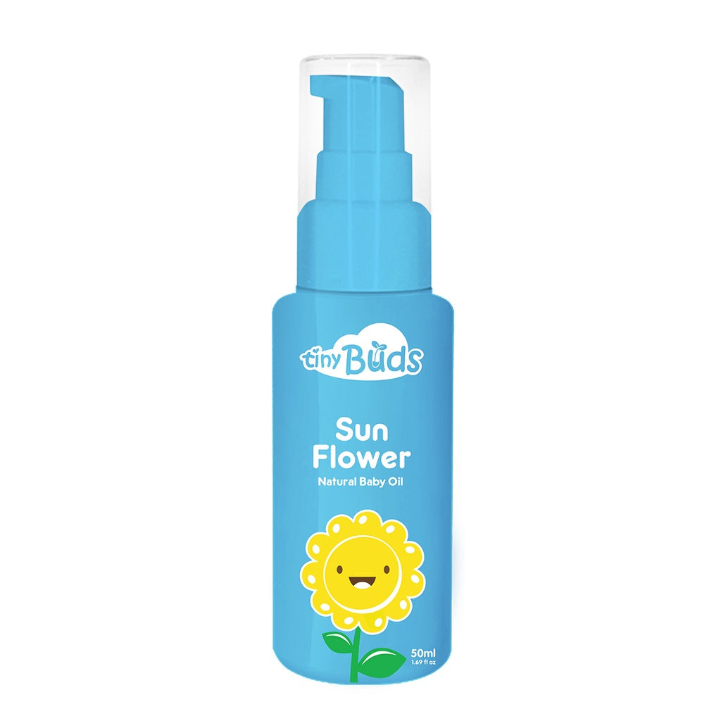 Tiny Buds Happy Days Natural Sunflower Baby Oil