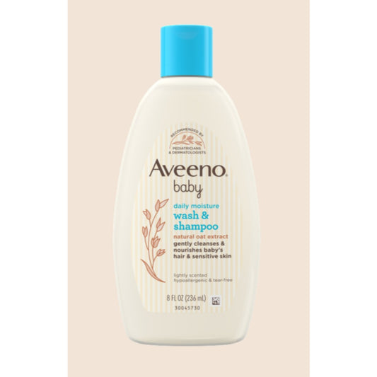 Aveeno Baby Daily Wash & Shampoo 236ml
