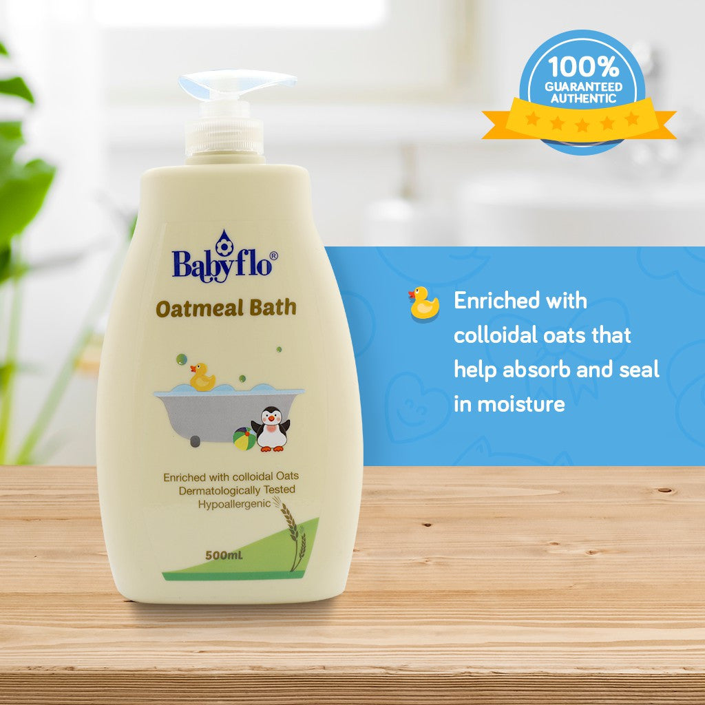 Babyflo Oatmeal Bath 600ML REFILL