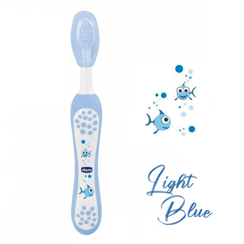 Chicco Baby Moments Toothbrush - Light Blue